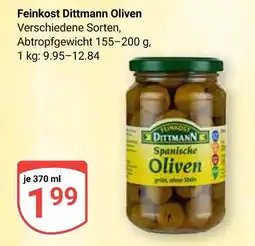Globus Feinkost dittmann spanische oliven Angebot