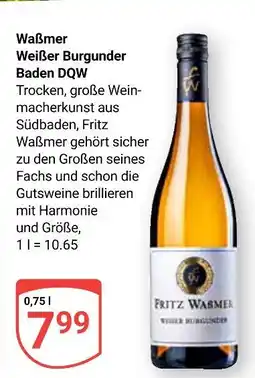 Globus Fritz waßmer weißer burgunder baden dqw Angebot