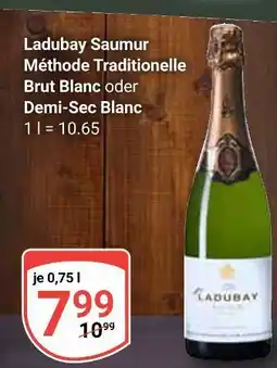 Globus Ladubay brut blanc oder demi-sec blanc Angebot