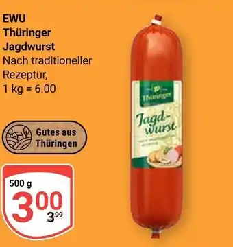 Globus Ewu thüringer jagdwurst Angebot