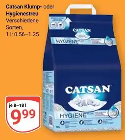 Globus Catsan catsan klump- oder hygienestreu Angebot