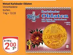 Globus Wetzel karlsbader oblaten Angebot