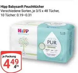 Globus Hipp babysanft feuchttücher Angebot