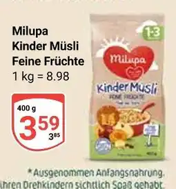 Globus Milupa kinder müsli feine früchte Angebot