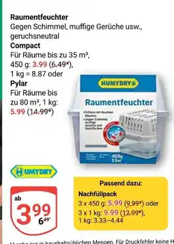 Globus Humydry raumentfeuchter Angebot