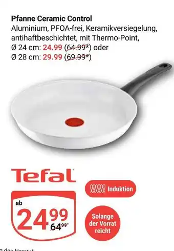Globus Tefal pfanne ceramic control Angebot