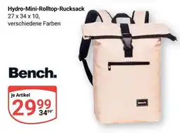Globus Bench hydro-mini-rolltop-rucksack Angebot