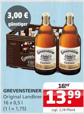 Getränke Quelle Grevensteiner original landbier Angebot