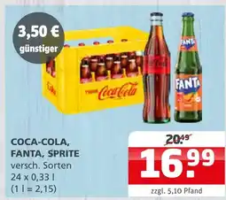 Getränke Quelle Coca-cola, fanta, sprite Angebot
