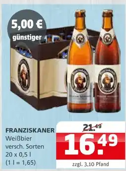 Getränke Quelle Franziskaner weißbier Angebot