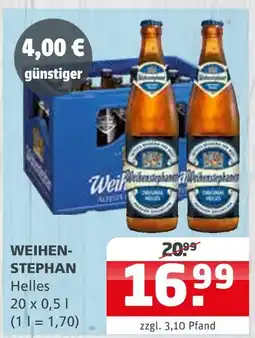 Getränke Quelle Weihenstephan helles Angebot