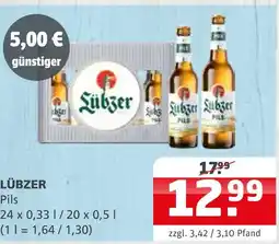 Getränke Quelle Lübzer pils Angebot