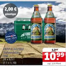 Getränke Quelle Servus bayern hefeweissbier hell Angebot
