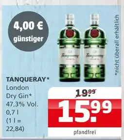 Getränke Quelle Tanqueray london dry gin Angebot