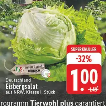 Edeka Meinland eisbergsalat Angebot