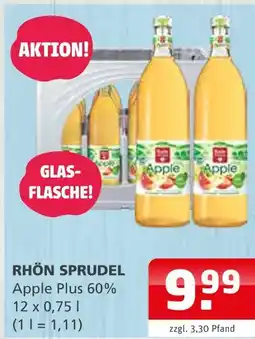 Getränke Quelle Rhön sprudel apple plus 60% Angebot