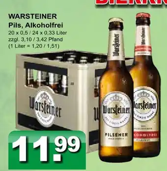 Getränkeparadies Gefromm Warsteiner pils, alkoholfrei Angebot