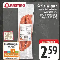 Edeka Rasting schla-wiener Angebot