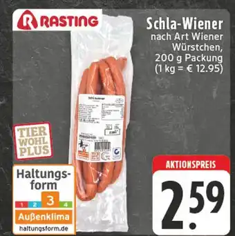 Edeka Rasting schla-wiener Angebot