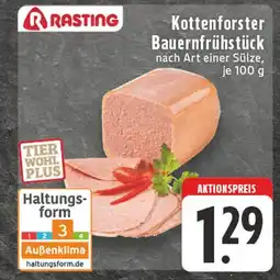 Edeka Rasting kottenforster bauernfrühstück Angebot