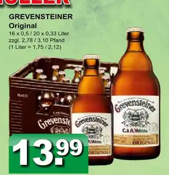 Getränkeparadies Gefromm Grevensteiner original Angebot