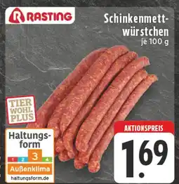 Edeka Rasting schinkenmettwürstchen Angebot