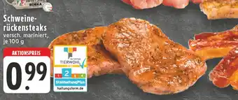 Edeka Edeka schweinerückensteaks Angebot
