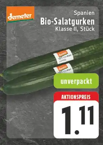 Edeka Demeter bio-salatgurken Angebot