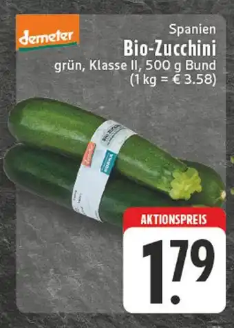Edeka Demeter bio-zucchini Angebot