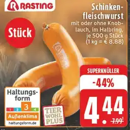 Edeka Rasting schinkenfleischwurst Angebot
