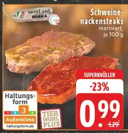 Edeka Meinland edeka schweinenackensteaks Angebot