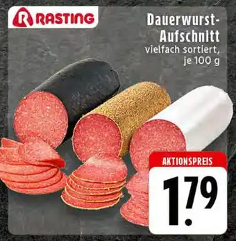 Edeka Rasting dauerwurst-aufschnitt Angebot