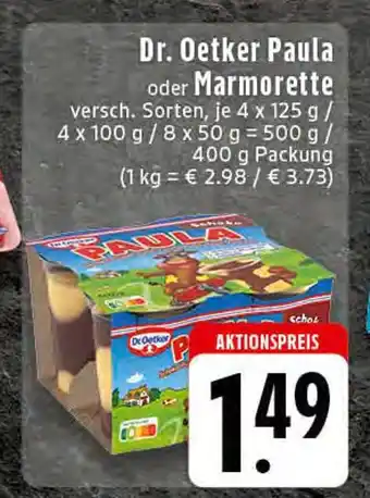 Edeka Dr. oetker paula oder marmorette Angebot