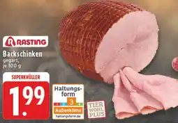 Edeka Rasting backschinken Angebot