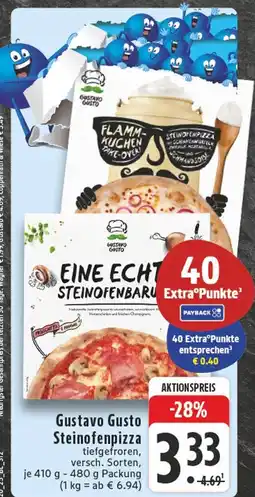 Edeka Gustavo gusto steinofenpizza Angebot