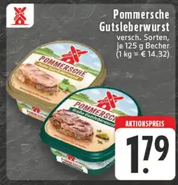 Edeka Pommersche gutsleberwurst Angebot