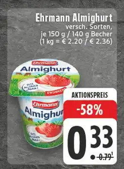 Edeka Ehrmann almighurt Angebot