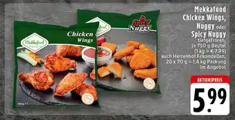 Edeka Mekkafood chicken wings, nuggy oder spicy nuggy Angebot
