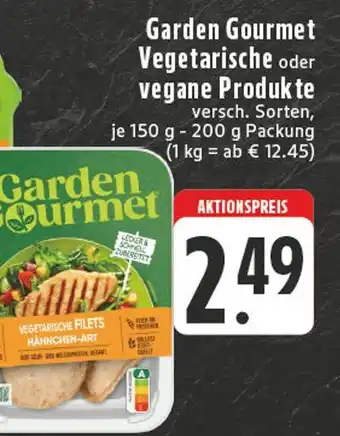 Edeka Garden gourmet vegetarische oder vegane produkte Angebot