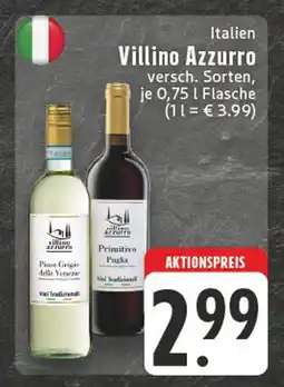 Edeka Villino azzurro pinot grigio delle venezie oder primitivo puglia Angebot