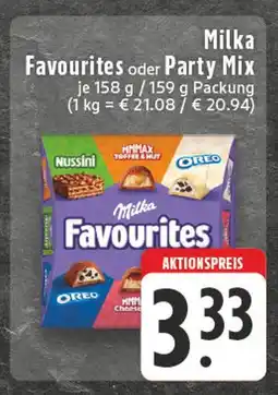 Edeka Milka favourites oder party mix Angebot
