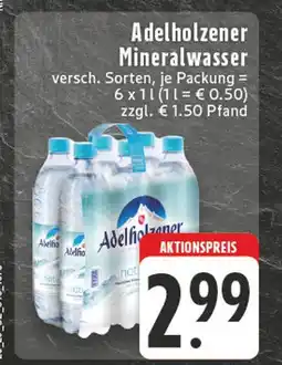 Edeka Adelholzener mineralwasser Angebot