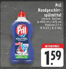 Edeka Pril handgeschirrspülmittel Angebot