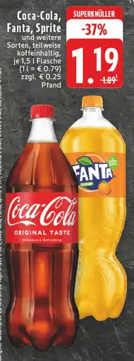 Edeka Coca-cola, fanta coca-cola oder fanta Angebot