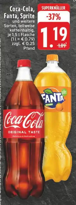 Edeka Coca-cola, fanta coca-cola oder fanta Angebot