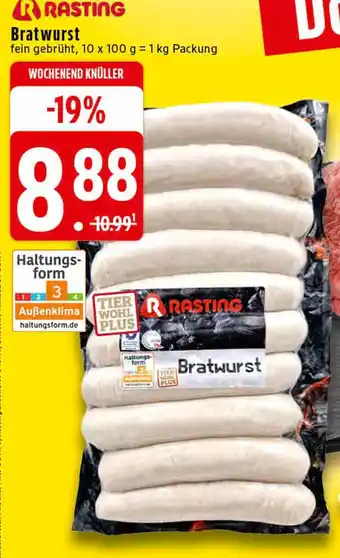 Edeka Rasting bratwurst Angebot