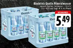 Edeka Rheinfels quelle mineralwasser Angebot