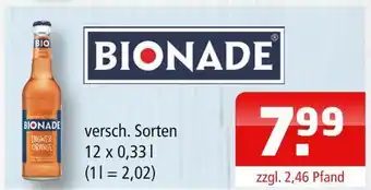 Getränke Oase Bionade ingwer-orange Angebot