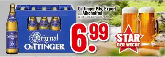 trinkgut Oettinger oettinger pils, export oder alkoholfrei Angebot