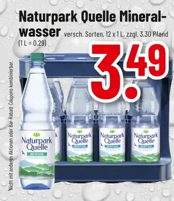 trinkgut Naturpark quelle mineralwasser Angebot